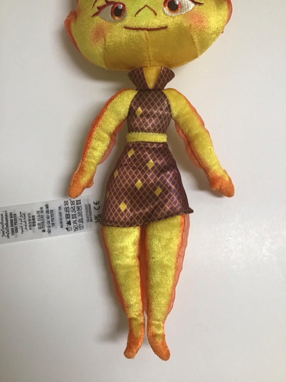 Disney Pixar Elemental Ember Lumen Plush 14" Doll Toy Figure RARE Fire Flames - Picture 4 of 8